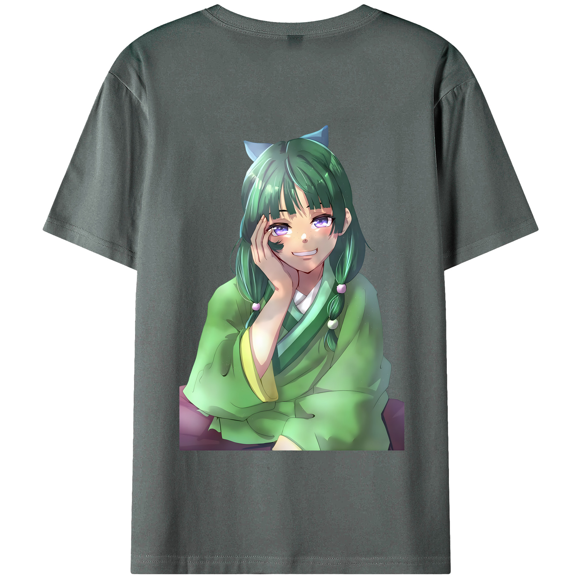（画像用） 薬屋のひとりごと The Apothecary Diaries 綿100％半袖Tシャツ（背面プリント）